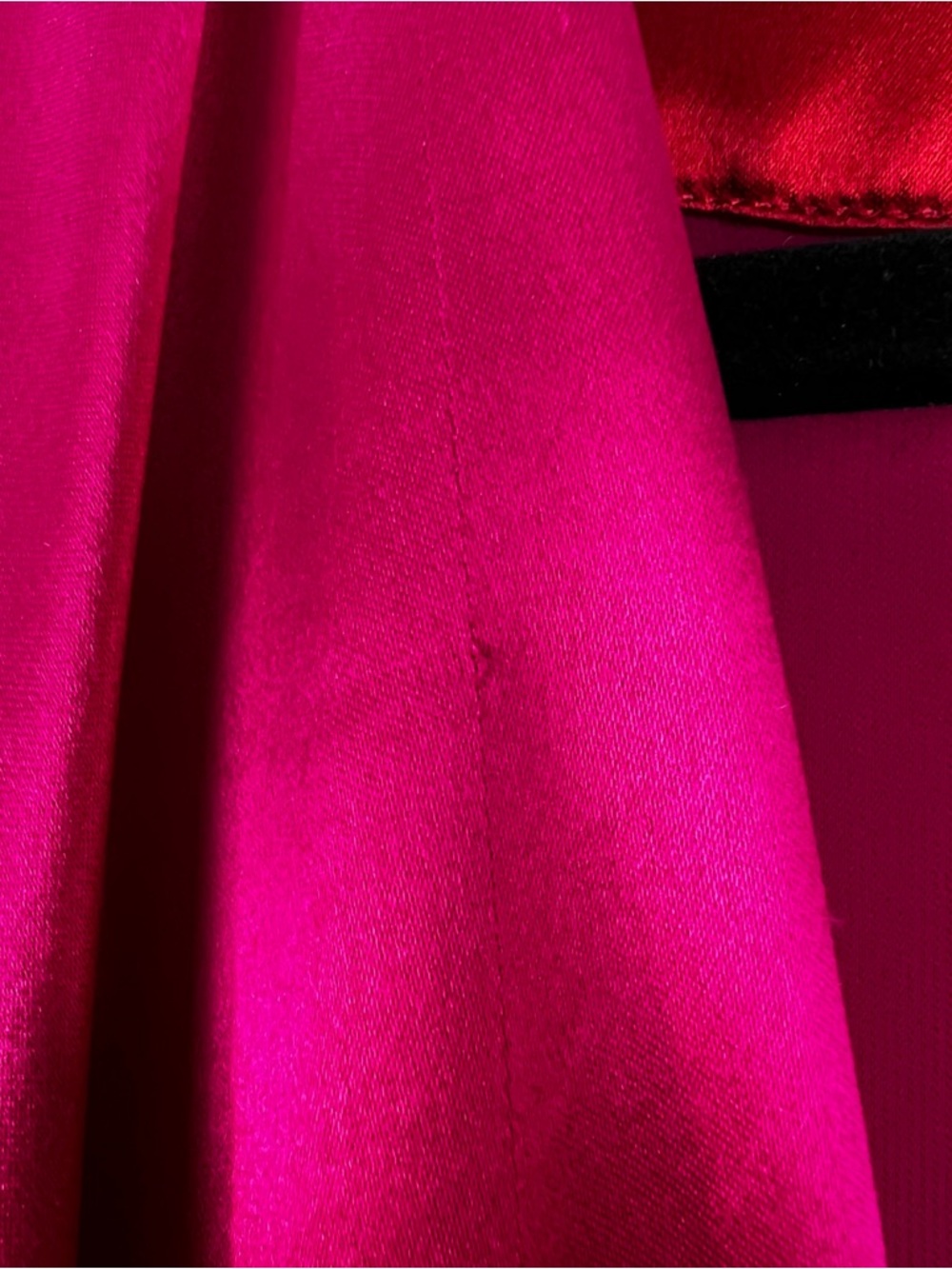 Ports 1961 Y2K archival pure silk draped cowl neck fuschia red batwing dress 6 - Picture 16 of 17